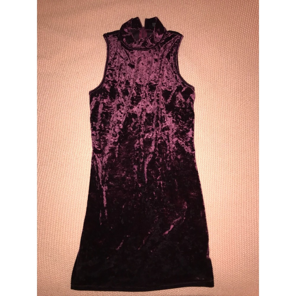 velvet maroon dress